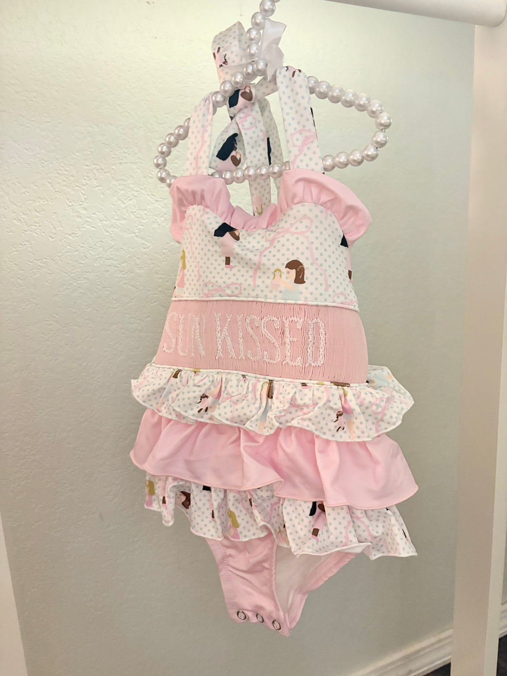 Smocked Swim “SUN KISSED” RTS