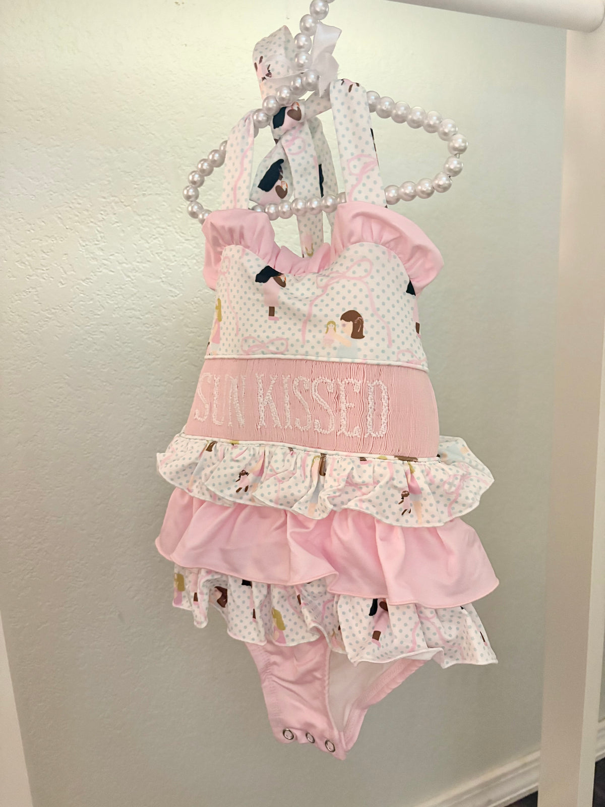 Smocked Swim “SUN KISSED” RTS